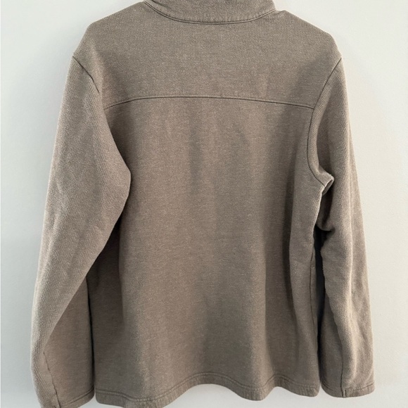 Columbia Outdoor Quarter Zip Pullover Sweatshirt Brown Size S M Unisex - Picture 7 of 7